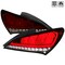 Spec-D Tuning 10-15 Hyundai Genesis 2Dr LED Tail Lights Red Smoke With Sequential LT-GENS210RGLED-TM - alternate 1